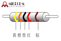 色环电阻识别法通常用五环表示精密电阻