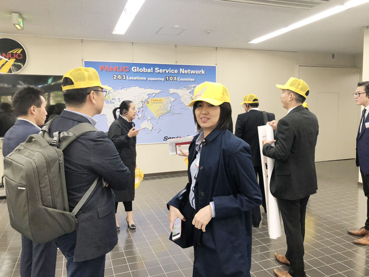MICROHM在日本参观世界著名的工业机器人生产基地